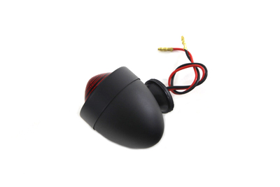 Black Bullet Red Marker Lamp Dual Filament