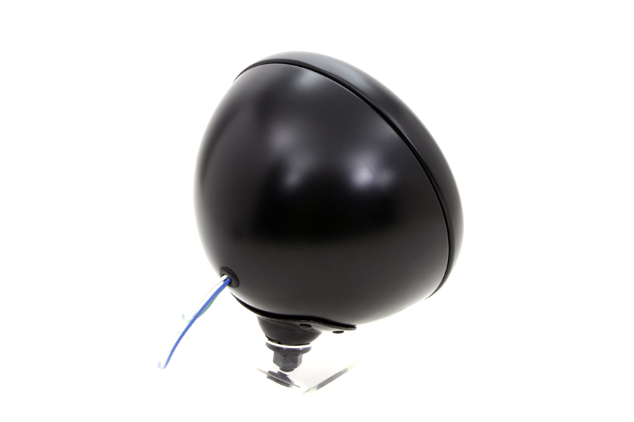 7 Headlamp Assembly H-4 Type Black