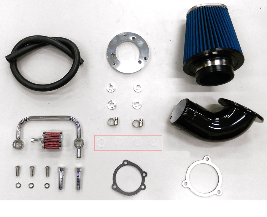 Heavy Breather Performance Air Cleaner Kit Black