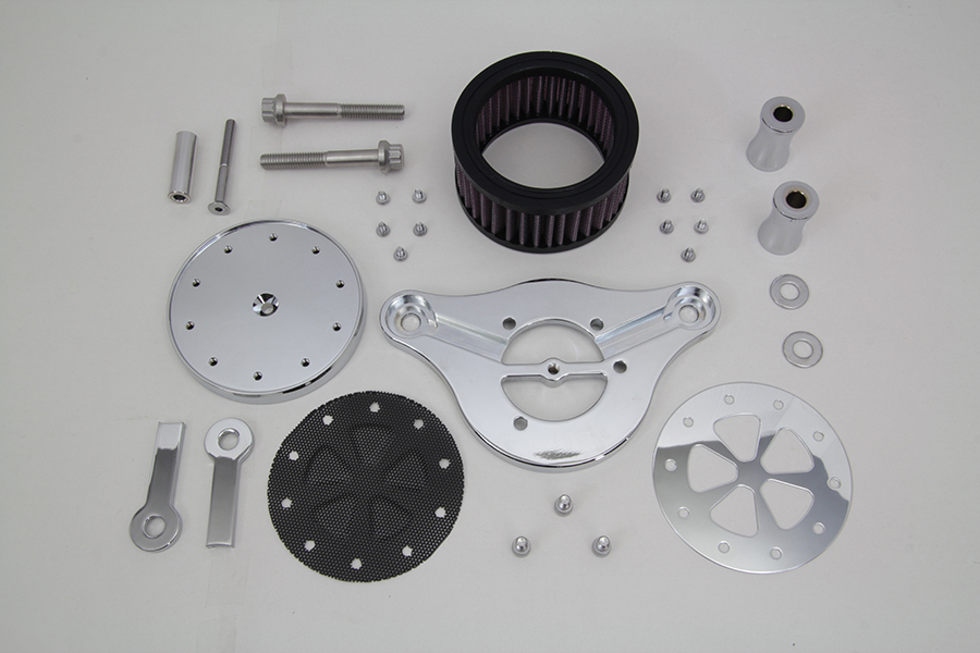 Wyatt Gatling Air Cleaner Kit Chrome