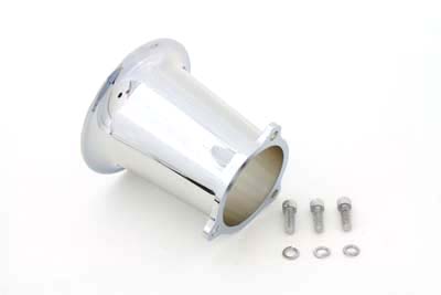 Chrome 4" Alloy Velocity Stack for S&S D Carbs