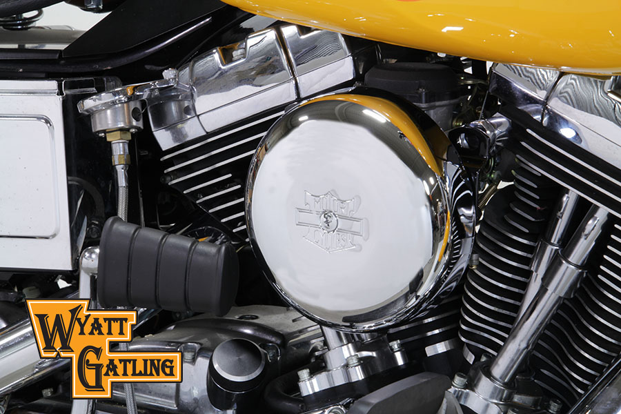 Chrome Wyatt Gatling Air Cleaner Assembly