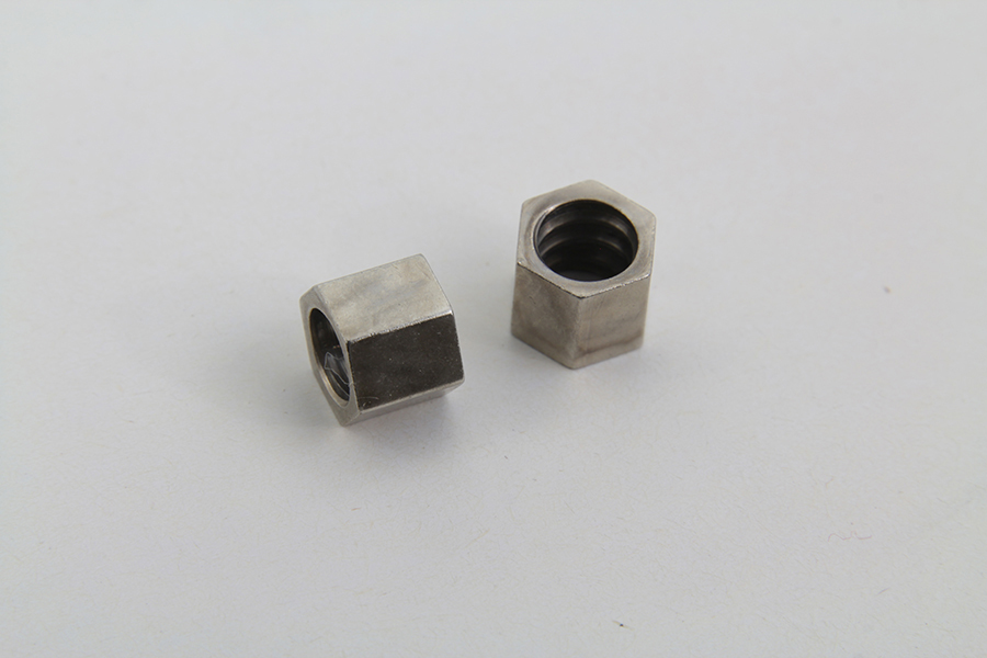 Nickel Throttle Cable Nut Set