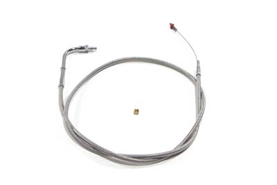 42.875 Braided Stainless Steel Idle Cable