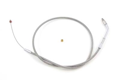35.75" Stainless Steel Throttle Cable for Harley XL 1996-2001