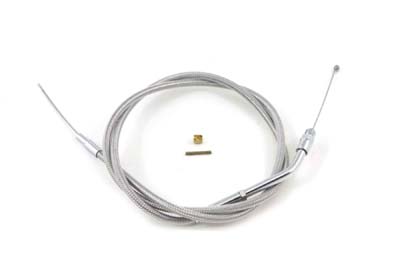 Braided Stainless Steel Throttle Cable with 38.75 Casing