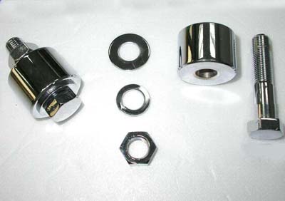 Motor Mount Spacer Kit Chrome 3/4" for Offset Motors