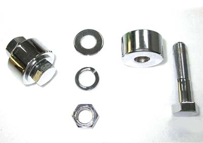 Motor Mount Spacer Kit Chrome 1" for Offset Motors