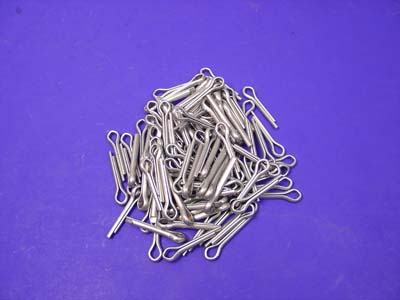 Cotter Pins 3/16" x 1" Zinc Plated 100 Pack