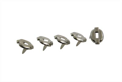 11/16" Chain Link Saddlebag Spots Nickel - 50 Pack