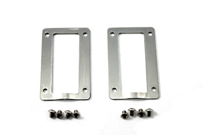 Polished Stainless Steel Rear Axle Protector Plates