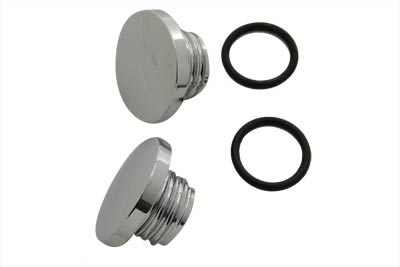 Medium Style Billet Gas Cap Set Vented and Non-Vented