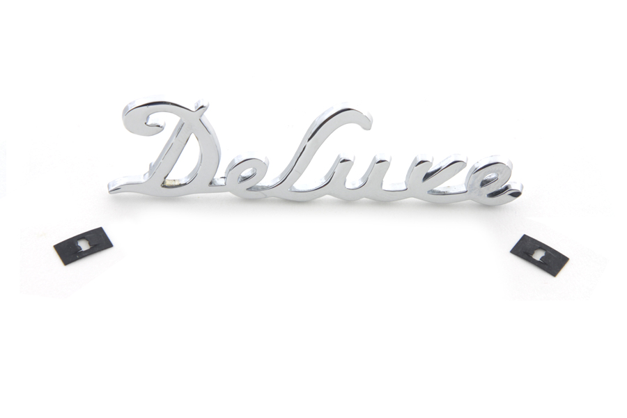Chrome Deluxe Fender Emblem Set