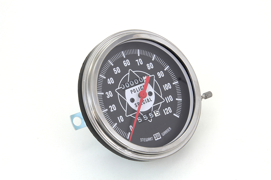 Speedometer with 1:1 Ratio and Red Needle