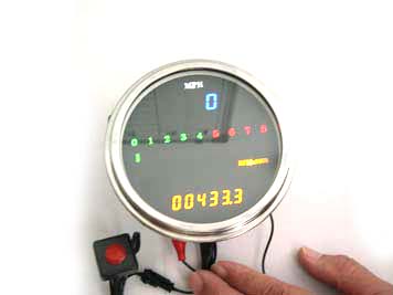 LED Digital Speedometer and Tachometer Assembly