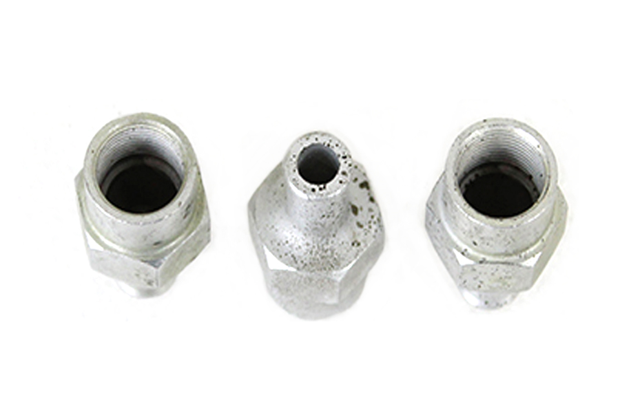 WR Hex Barb Oil Line Fitting Set Zinc Plated