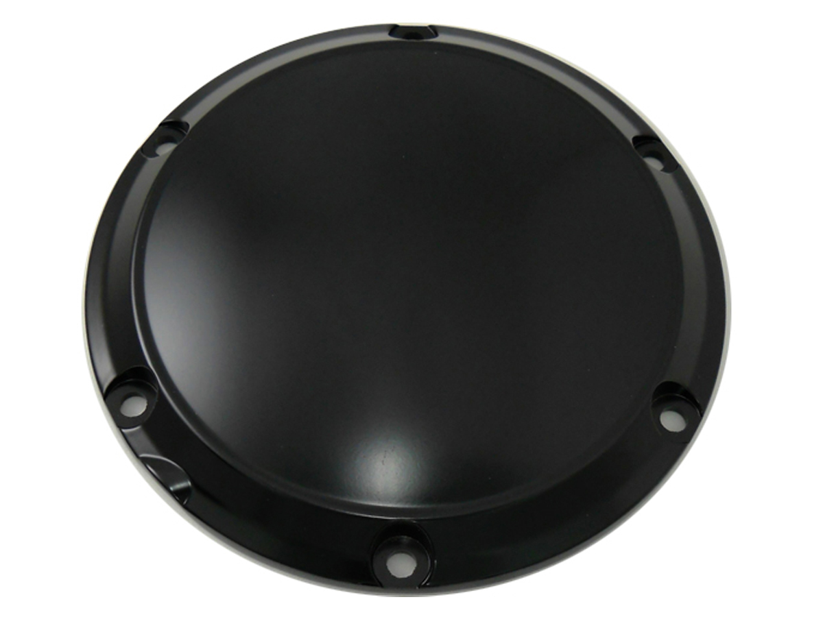 Black 6-Hole Smooth Derby Cover