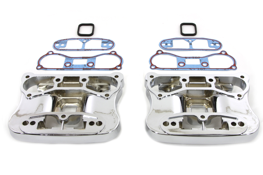 Lower Rocker Box and Gasket Set Chrome for XL 1991-2003