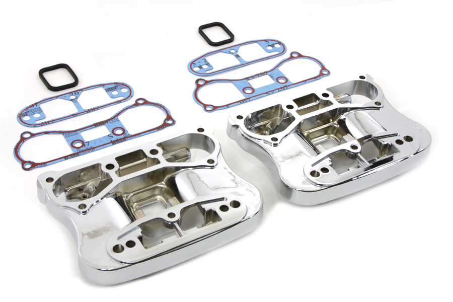 Lower Rocker Box and Gasket Set Chrome for XL 1991-2003