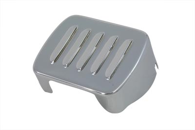 Louvered Chrome Coil Cover for Harley 1965-1999 Big Twins