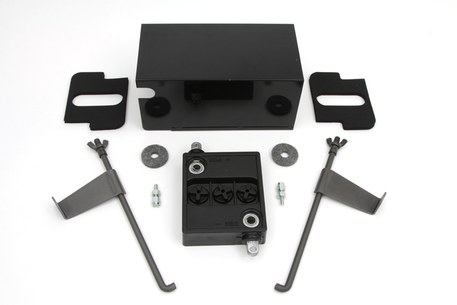 Black 6 Volt Battery Box Kit