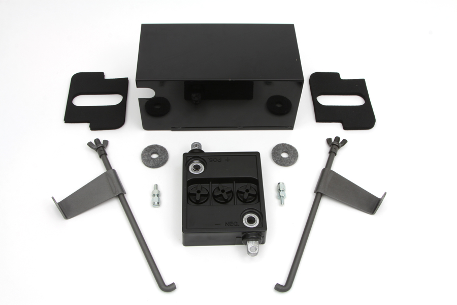 Black 6 Volt Battery Box Kit