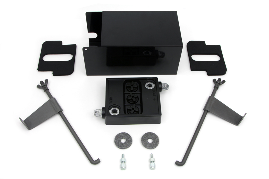 Black 6 Volt Battery Box Kit