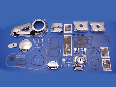 Chrome Engine Dress Up Kit for FXD 1999-2000 TC-88 DYNA