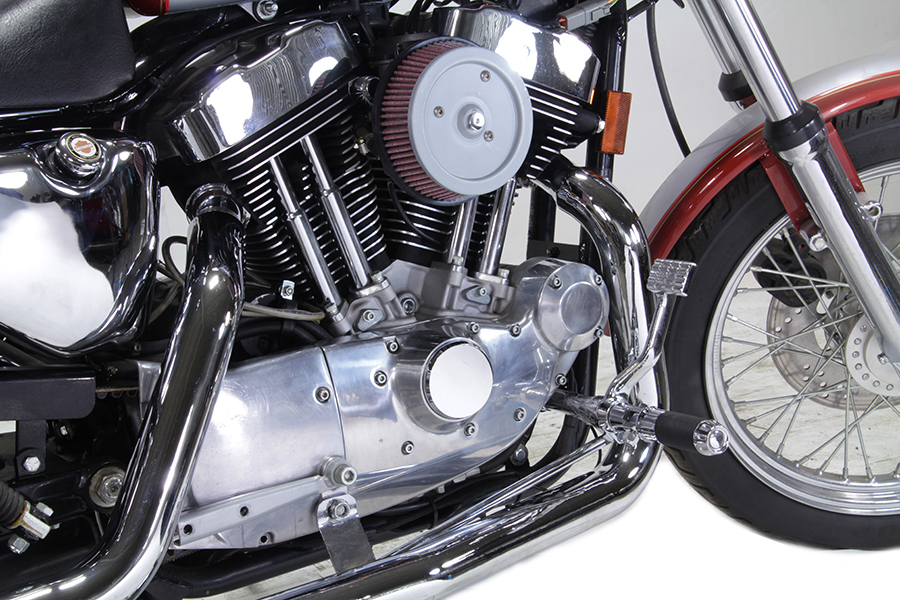 Smooth Chrome Ignition System Cover with Hidden Screws