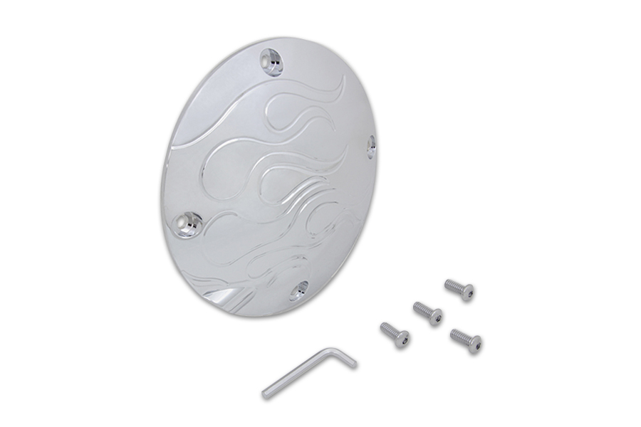 Flame Clutch Inspection Cover Chrome