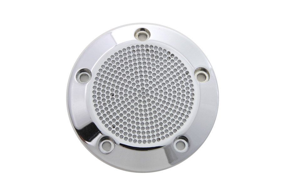 Chrome 5-Hole Perforated Ignition System Cover