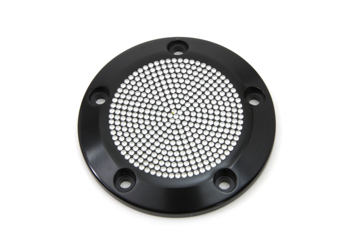 Black 5-Hole Perforated Ignition System Cover