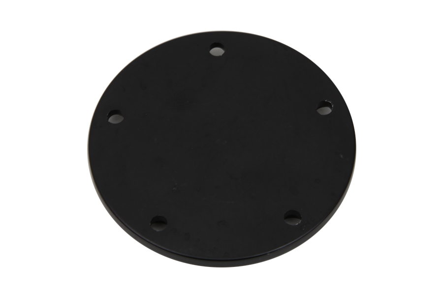 Black 5-Hole Ball Milled Ignition System Cover for 1999-UP Big Twins