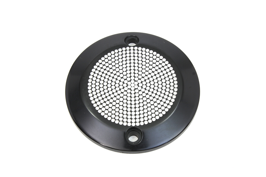 Black 2-Hole Perforated Ignition System Cover