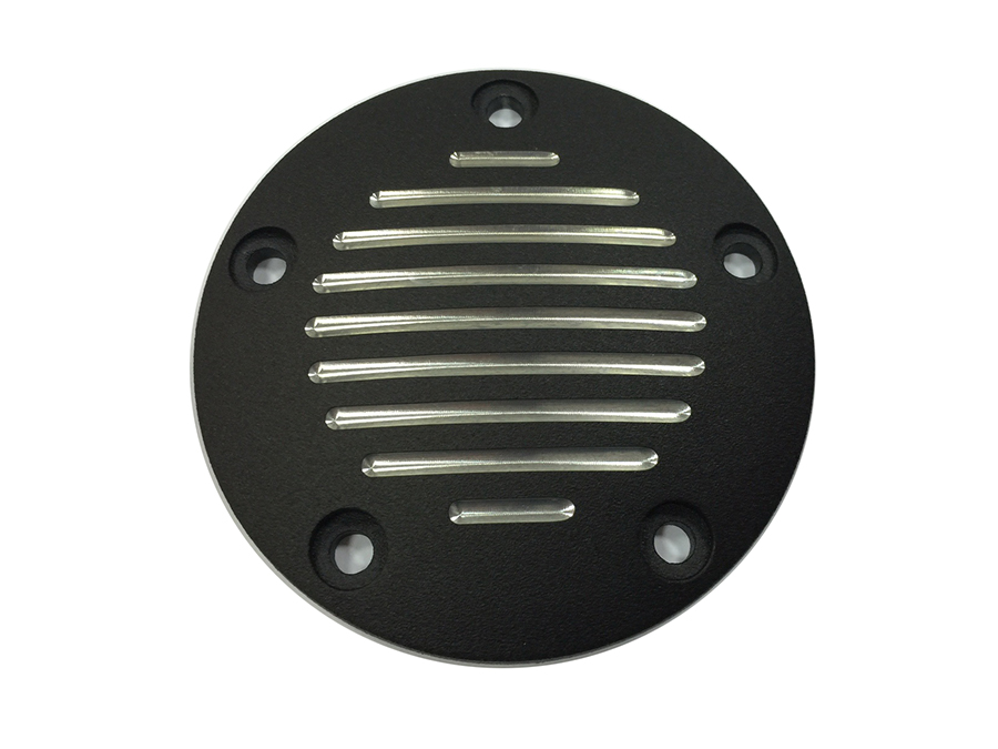 Grooved Ignition System Cover 5-Hole Black