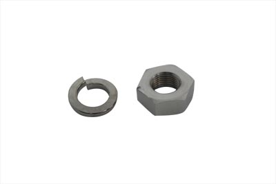 Chrome Hex Nut and Lock Washer Set