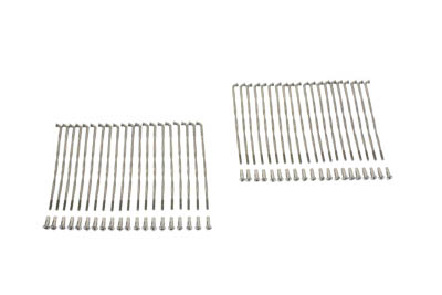 40 Stainless Steel 16" Spoke 40 Nipple Set Twirled Type