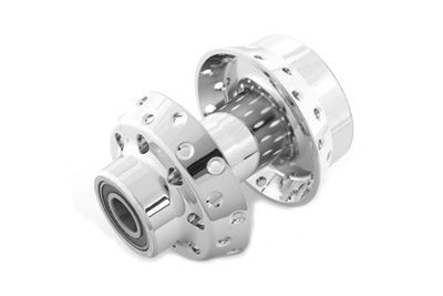 Chrome Front Wheel Hub with 25mm Bearings