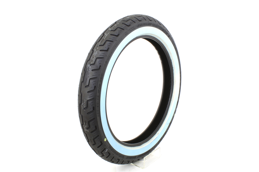 Dunlop D401 100/90H X 19 Front Wide Whitewall Tire