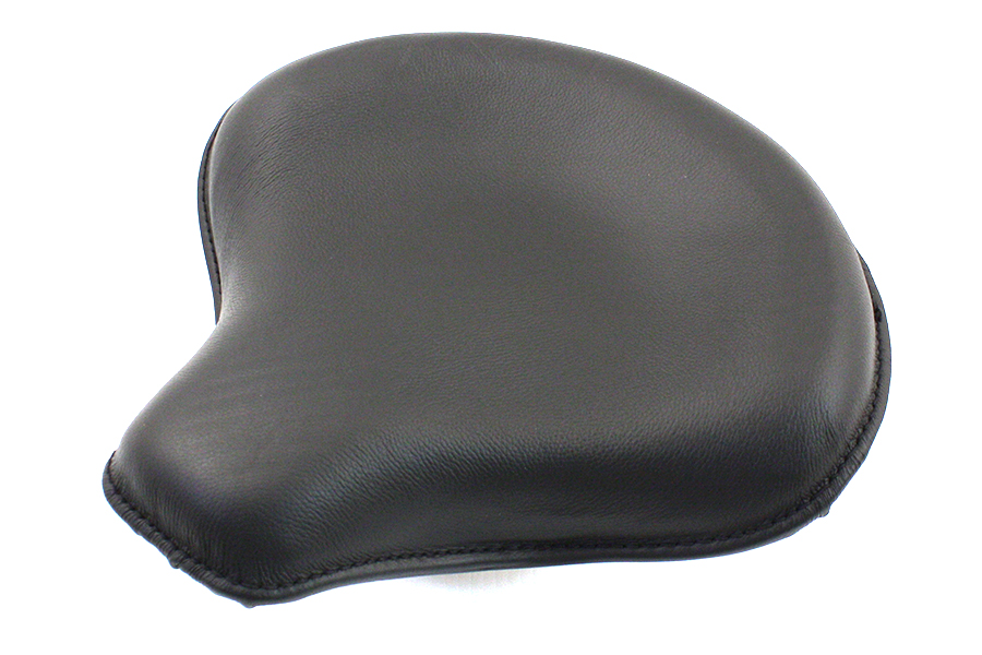Black Leather Solo Seat