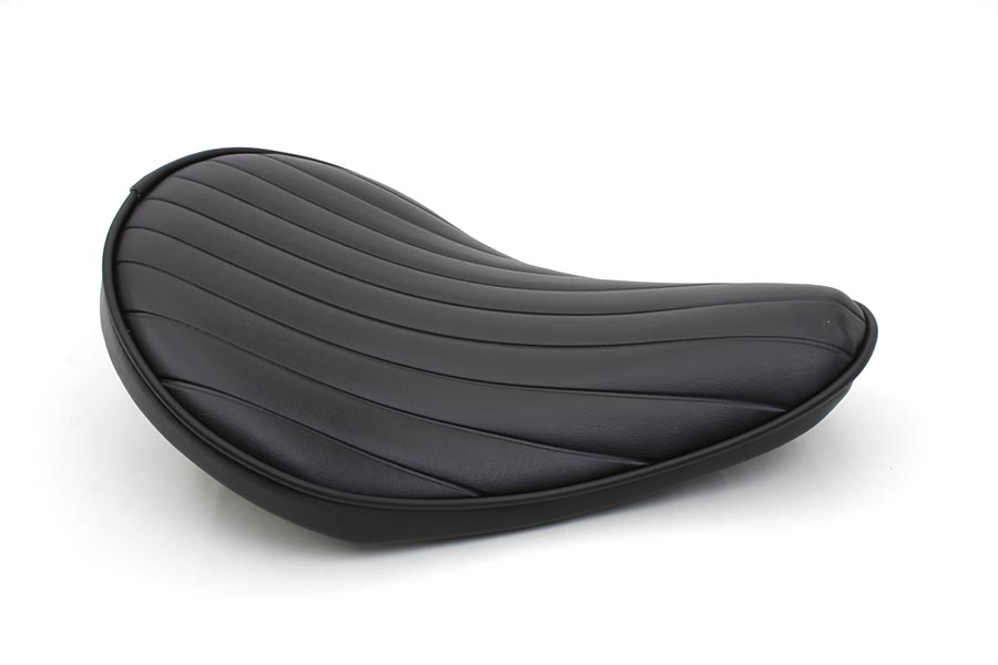 Black Tuck and Roll Solo Seat Small