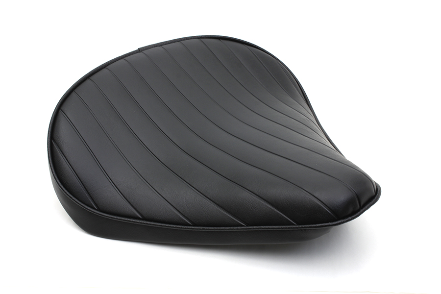 Black Tuck and Roll Solo Seat Large