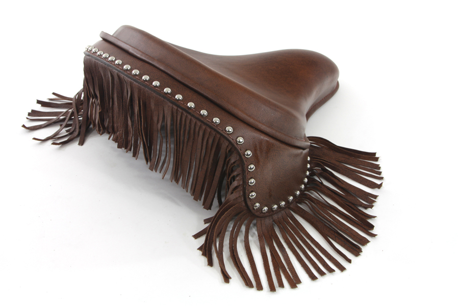 Brown K Model Solo Seat 16" Length with Fringe