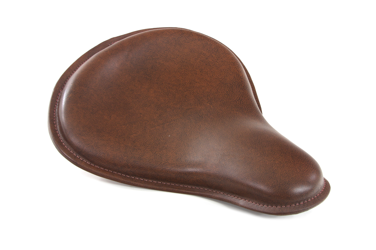 Brown K Model Solo Seat 16" Length with Rolled Edge
