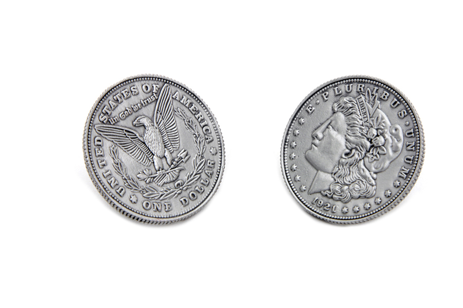 Silver Dollar Concho Set
