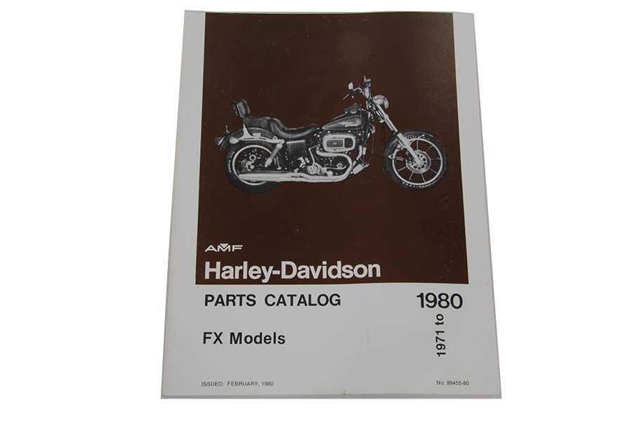 Factory Spare Parts Book for 1971-1980 FX