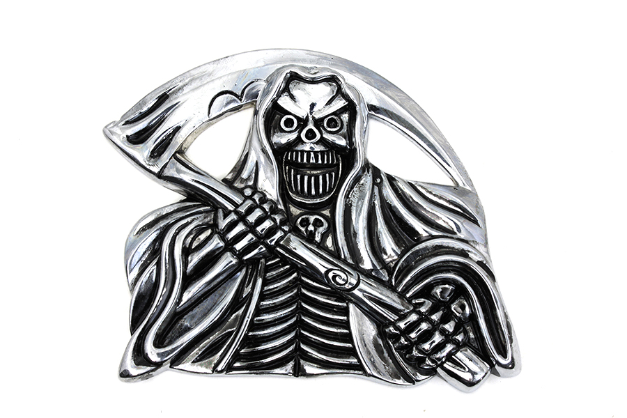 Pewter Grim Reaper with Sickle Emblem