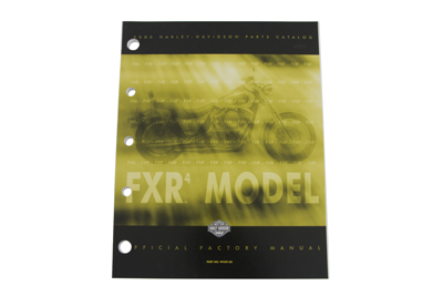 Factory Spare Parts Book for 2000 FXR (Stock 4)