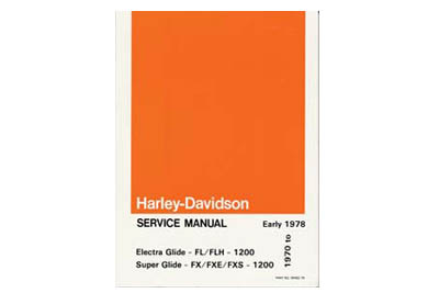 H-D Factory Service Manual for 1970-1978 FL-FX