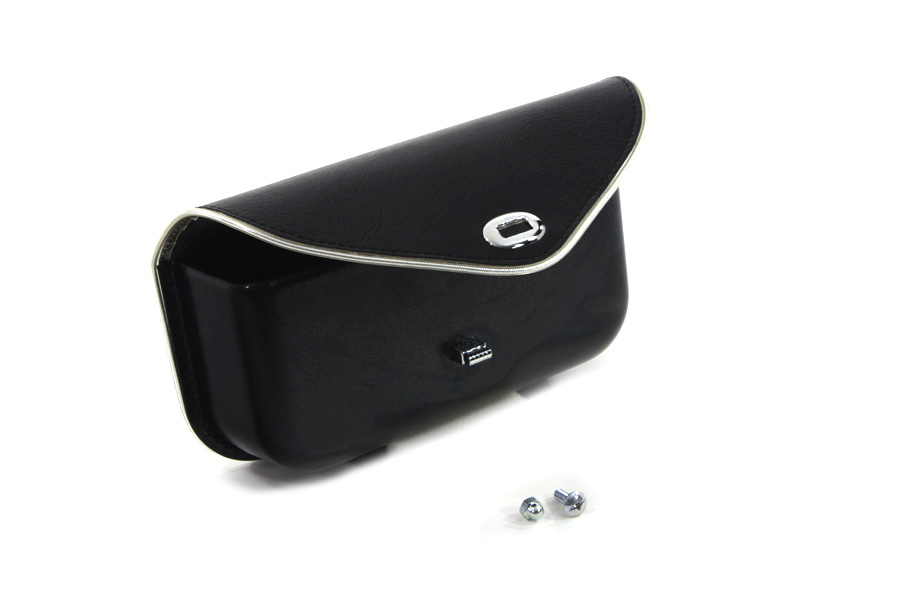 Windshield Pouch With Silver Edge Trim
